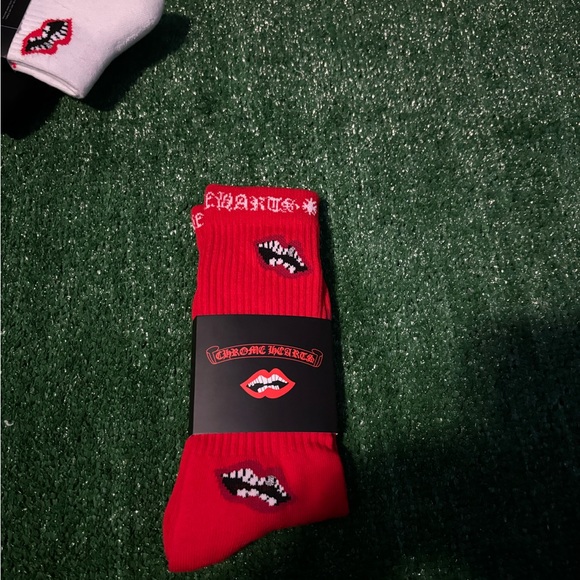 Chrome Hearts Other - Chrome Hearts Vibrant Red Casual Socks